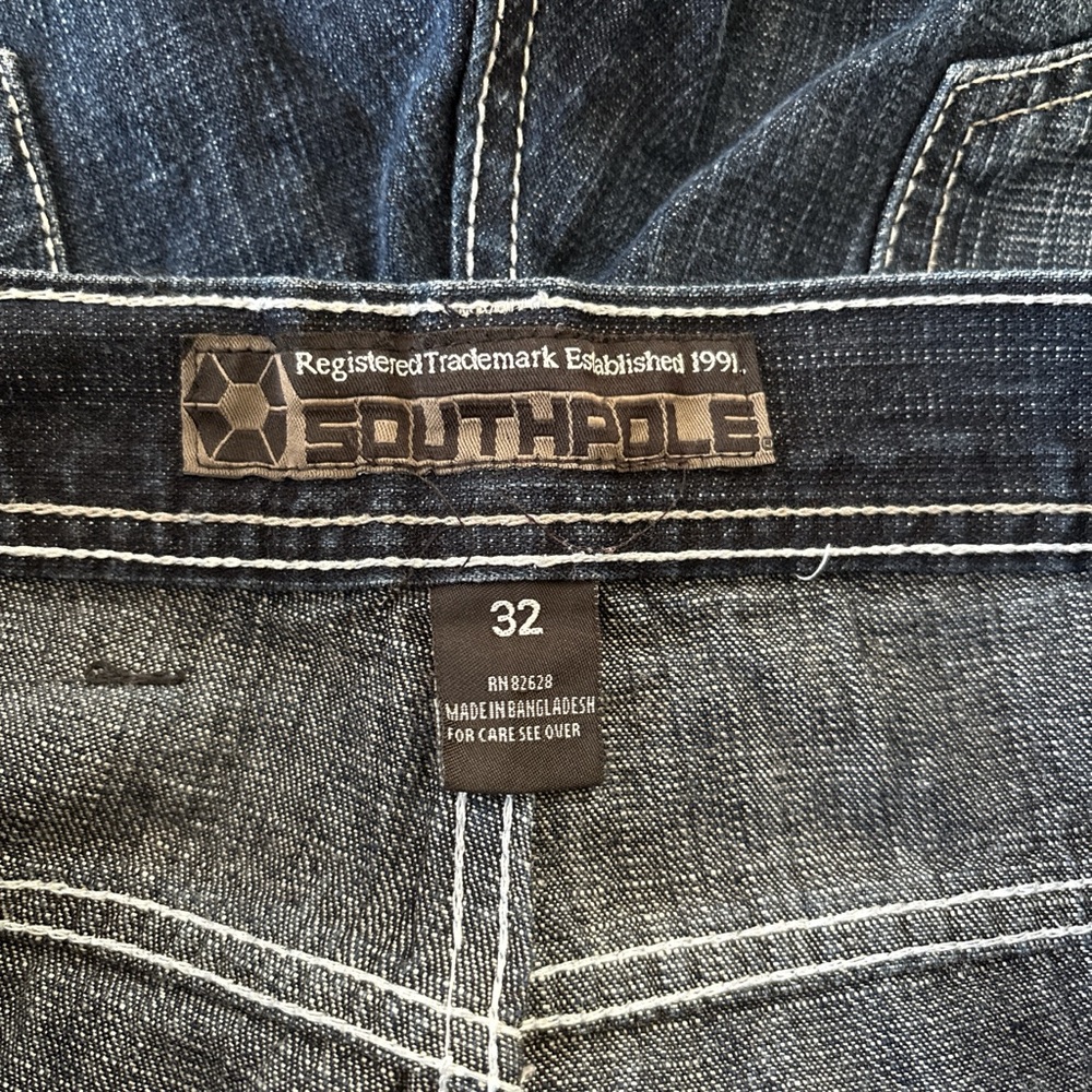 South Pole Men's Denim Jeans in Deep Blue